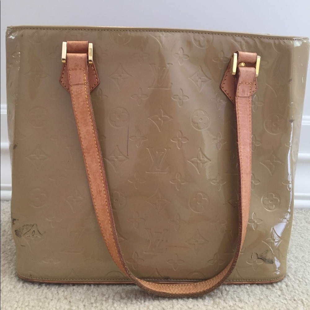 Authentic Louis Vuitton Leather Monogram Tote
